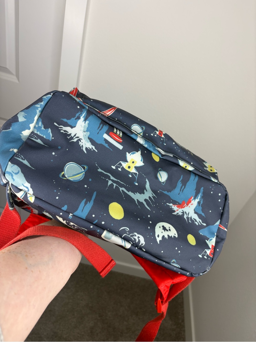 Mini Boden Outer Space & Rockets Waterproof Backpack - Picture 5 of 16
